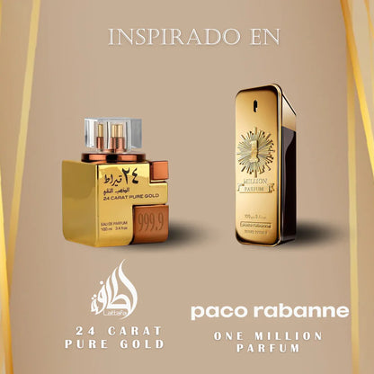 Lattafa 24 Carat Pure Gold Eau de Parfum 100 ml Unisex