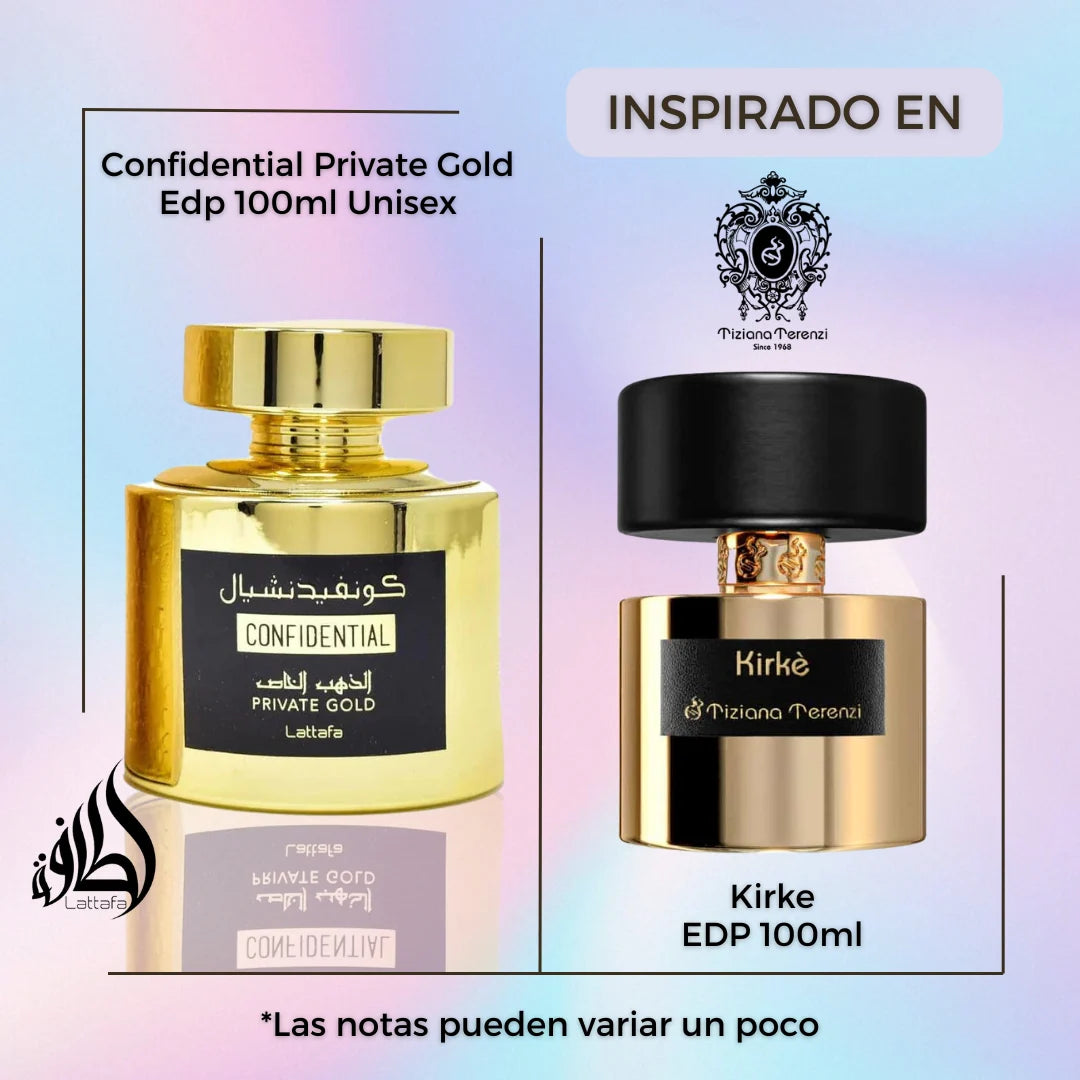 Lattafa Confidential Private Gold Eau de Parfum 100 ml Unissex