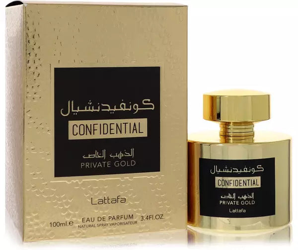 Lattafa Confidential Private Gold Eau de Parfum 100 ml Unissex