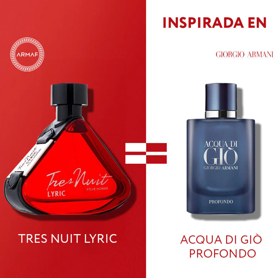 Armaf Tres Nuit Lyric Eau de Parfum 100 ml Hombre