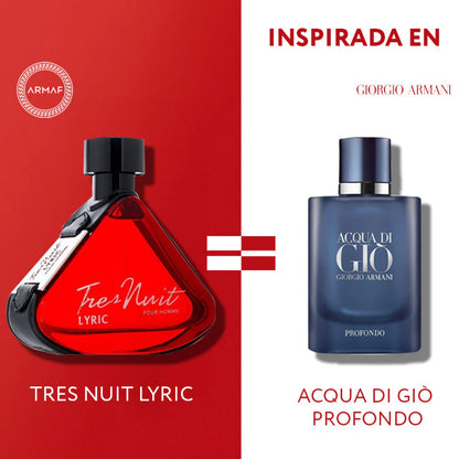 Armaf Tres Nuit Lyric Eau de Parfum 100 ml Hombre
